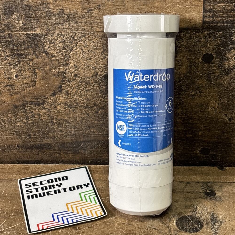 Waterdrop Refrigerator Water Filter Cartridge Replacement WD-F48 White
